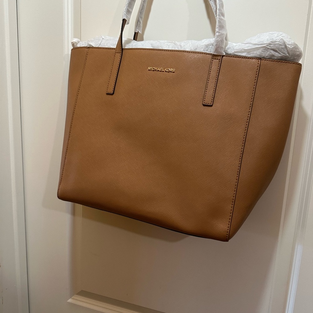 Michael Kors Brown Leather Tote